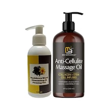 Sh Süper M3 Naturals Masaj Yağı Anti-cellulite 240 Ml + Buckthorn Antiyağ Masaj Kremi 150 Ml Najmaddin