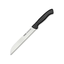 Pirge 38024 Ecco Pro Ekmek Bıçağı 17,5 Cm - Siyah Siyah