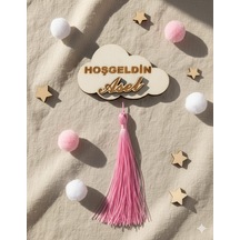 25 Adet Kişiye Özel Magnet Ahşap - Pembe