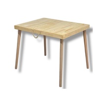 Ham Kamp Masası, Piknik Masası, Orta Sehpa, Portatif Masa, Ahşap Ahşap Kahverengi