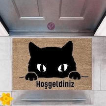 Kapı Önü Paspası Dekoratif Dijital Baskı Hoşgeldiniz P-2414 Renkli