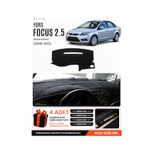 Ford Focus 2.5 Sedan Kapaklı 2008-2011 Uyumlu Torpido Örtüsü, Torpido Kılıfı - Siyah