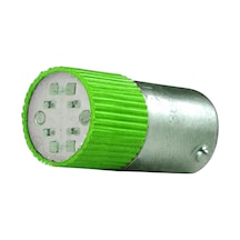 Gwest Ba9sc - 24v - Y Led Ampul 24v. Ac-dc Yeşil 50 Adet