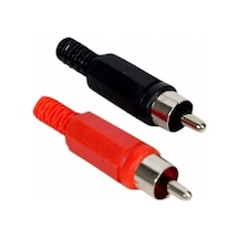 Rca Erkek Jack Kırmızı Siyah Kırmızı Erkek Rca Jack Siyah Erkek Rca Jack