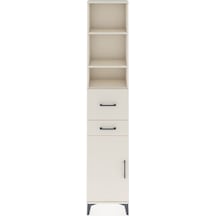 Arges Dolap 4 Raflı 2 Çekmeceli Tek Kapaklı 44x30x221 Aytaşı-... Aytaşı