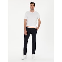 Cacharel Lacivert Slim Fit Pantolon