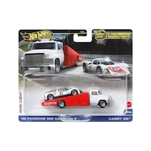 Premium Car Culture Team Transport Flf56-hrv47 '66 Porsche 906 Carrera 6 & Carry On Açık Bej