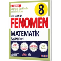 Fenomen Okul 2024 8. Sınıf Matematik 5. Fasikül Doğrusal Denklemler Ve Eşitsizlik