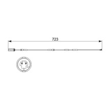 Fren Balata Fısı On Uzunluk 723 Mm Bmw E81 E87 E90 E92 E93 34356792560