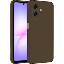 Samsung Galaxy Uyumlu, A07 4g First Silikon - Kahverengi