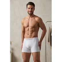 Fit Women Erkek Casual Comfort Günlük Beyaz Boxer