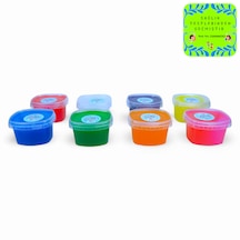 Slime 8'li 8 Renk 200 Gr X 8 Hazır Slime- Sağlık Sertifikalı