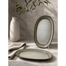 2'li Cortado Spiral Gourmet Oval Kayık Tabak 19 11 Cm 200 Cc Kahvaltı/meze/sos/reçel Çok Renkli