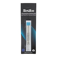 Scrikss Dev Tükenmezkalem Refil 2'li Blister, 0.7 Mm Uç, Mavi ---