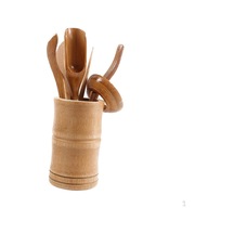 6 Parça Japon Tören Bambu Çay Kapları 6 Adet Çin Seti