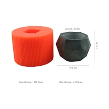 Beton Saksı Silikon Kalıp - 114