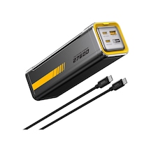 Starship 27.600 Mah 240w Pd3.1 Powerbank, Akıllı Dijital Göstergeli 2si1 Arada Taşınabilir Hızlı Şarj Cihazı,