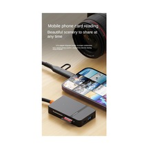 Mt86 8in1 Multi Girişli Cf Kart Okuyucu Mac İphone 15 16 İle Uyumlu Type-c 5gbps Veri Aktarımı