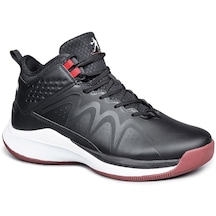 Jump 28652 Erkek Basketbol Ayakkabısı Siyah / Kırmızı