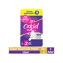 Orkid Platinum Uzun Ped Süper Ekonomik Paket 18x2 36 Adet