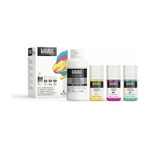Liquitex Professional Akrilik Mat Pouring Medyum + Soft Body Akrilik Seti 0