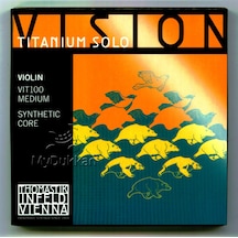 Thomastik Vision Titanium Solo Violin Vıt100 Medium Takım Tel Kem