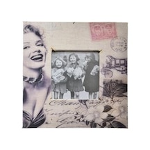 Sylar Decotown Marilyn Monroe Tasarım Ahşap Resim Fotoğraf Çerçevesi