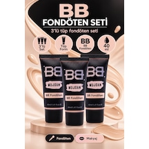 3 Lü Tüp Bb Fondoten Seti Çok Renkli