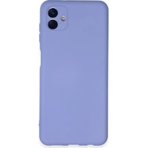Newface - 284 - Samsung Galaxy A04e Kılıf Nano İçi Kadife Silikon - Edntrend - - Lila LİLA