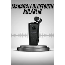 Mey İthalat Makaralı Bluetooth Kulakiçi Yaka Kulaklığı Kablosuz Kulaklık