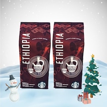 Starbucks Yılbaşı Paketi Ethiopia Arabica Çekirdek Kahve 2 x 250 G