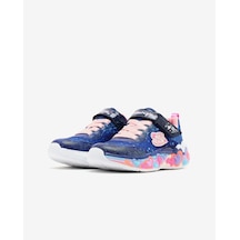 Skechers Eternal Heart Lıghts Büyük Kız Çocuk Lacivert Işıklı Spor Ayakkabı 302696l Nvmt Lacivert
