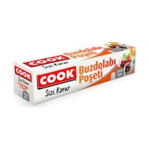 Cook Orta Boy Buzdolabı Poşeti 20'li 12 Paket 24 x 38 CM