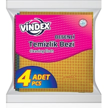 Vindex Desenli Bez 4'Lü (Pötikare)