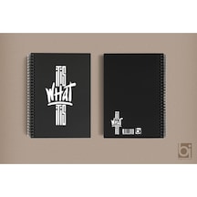 İtis What İtis A5 Çizgisiz Spiralli Defter Bigelio