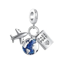 Fubena Uçak Dünya ve Pasaport Sallantılı Charm