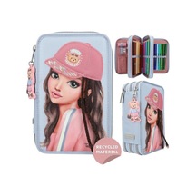 Topmodel Triple Pencil Case With Application Team Teddy MAvi