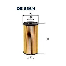 Fıltron Oe666/4 Yag Fıltresı Renault Euro Vı K9k Dacıa Dokker-logan Iı-logan Mcv Iı-lodgy , Mercedes Om608 W177 18 W247 18 C118 19