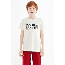 Tommylife Tommy Life Ekru Ön Yazı Nakışlı O Yaka Standart Kalıp Erkek Çocuk T-shirt - 11118 Ekru Tommylife Tommy Life Ekru Ön Yazı Nakışlı O Yaka Standart Kalıp Erkek Çocuk T-shirt - 11118 Ekru