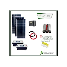 Solar Güneş Enerji Sistemi Tv+ Mini Buzdolabı + Aydınlatma + Şarj