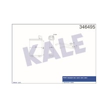 KALE OTO Radyatör 346495 Kalorifer Radyatörü 205 309 Mekanik