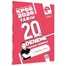 Edu Kariyer Sadettin Hoca 2026 Kpss Tarih 20'li Branş Deneme Tamamı Çözümlü