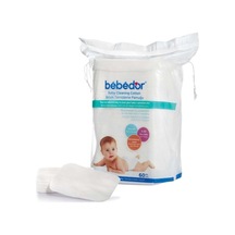 Bebedor Bebek Temizleme Pamuğu 60 Adet Tekli Paketi