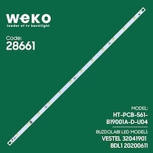 Weko Bdl1 Uyumlu Buzdolabı İç Aydınlatma Led Kartı 12 Çipli Yüksek Verimli
