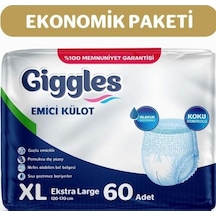 Giggles Yetişkin Emici Külot Hasta Bezi XL 2 x 30'lu