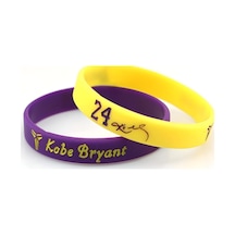 2li Mor Sarı Kobe Bryant Basketbol Nba Bileklik Mor Sarı Mor Sarı