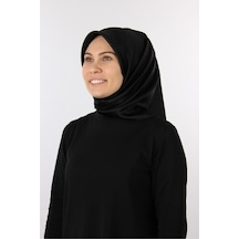 Aker Siyah Taşlanmış Düz Ipek Eşarp 7747758 - 311