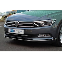 VW Passat B8 Krom Ön Tampon Çıtası 3 Parça 2015-2019 Arası