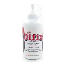 Difix Ahşap Çiçek Maket Kumaş Karton Tutkalı Su Bazlı Kokusuz Beyaz Renk 100gr