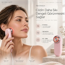 Robx A07 Yeni Nesil Rf Ems Cilt Sıkılaştırıcı Ve Kırışıklık Yüz Ve Vücut Aleti Pembe